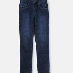 Gini and Jony Boys Blue Low Distress Light Fade Jeans-image-89