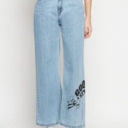 Madame Women Mid-Rise Clean Look Cotton Jeans-image-43