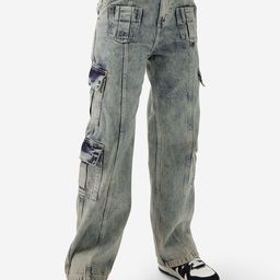 The Souled Store Women Straight Fit Highly Distressed Heavy Fade Stretchable Jeans-image-41