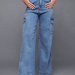 Miss Chase Women Wide Leg High-Rise Stretchable Jeans-image-38