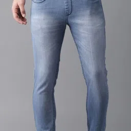 Campus Sutra Men Blue Smart Slim Fit Clean Look Light Fade Jeans-picture-16