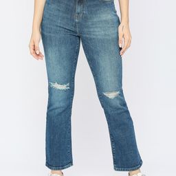 SPYKAR Women Elissa Bootcut High-Rise Slash Knee Light Fade Stretchable Jeans-image-36