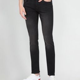 U.S. Polo Assn. Denim Co. Men Black Brandon Slim Tapered Fit Light Fade Stretchable Jeans-image-110