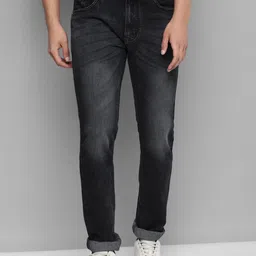 Allen Cooper Men Urban Slim Fit Heavy Fade Clean Look Cotton Jeans-image-21