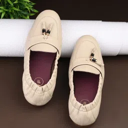 Egoss Women Round Toe Lightweight Leather Loafers-picture-36