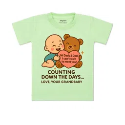 arvesa Dadu Dadi Cant Wait To Meet You Printed Kids Tshirt-picture-15