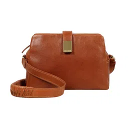 Hidesign Women Textured Crossbody Leather Sling Bag-27