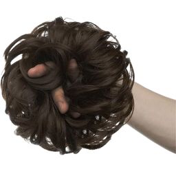 D-Divine Halo Curly Bun Hair Extension - Brown - 5.5 Inch-25