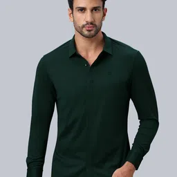 Hektor Self Design Spread Collar Comfort Shirt-picture-40