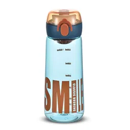 ADRENEX Blue & Brown Single Plastic Printed Water Bottle-4