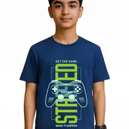 TeeSlix Unisex Blue Tshirts-picture-38