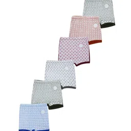 YELLOWDELIGHT Pack Of 6 Boy Short Brief YD 679 Gaja (g) white dr 0-6m-6p-picture-18