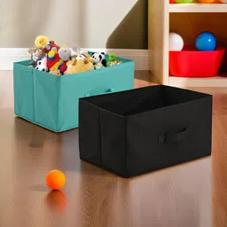 Kuber Industries Green & Black 2 Pieces Drawer Organisers-41