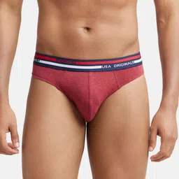 Jockey Super Combed Cotton Solid Brief with Ultrasoft Waistband - US49-image-53