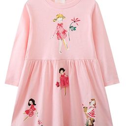LULU & SKY Print Fit & Flare Dress-21