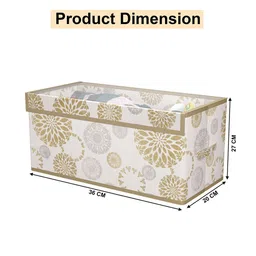 Kuber Industries White 6 Pieces Drawer Organiser With Lid image 5