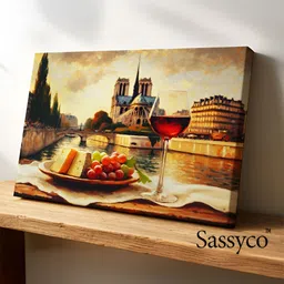 Sassyco Multicoloured Single Piece Canvas Other Wall Paintings-picture-9