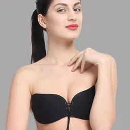 FIMBUL Half Coverage Lightly Padded Microfiber Push-Up Bra With All Day Comfort-13