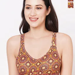 Inner Sense Pack of 2 Printed Full Coverage Anti Odour Minimizer Bras with Anti Microbial-10
