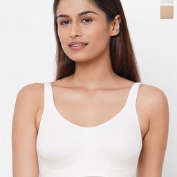 Inner Sense Pack of 2 Full Coverage Anti Odour Minimizer Bras with Anti Microbial-50