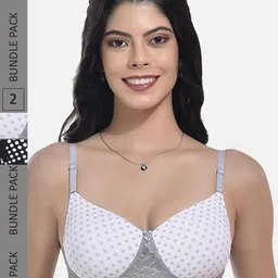 StyFun Pack Of 2 Full Coverage Lightly Padded Everyday Bra With All Day Comfort-10