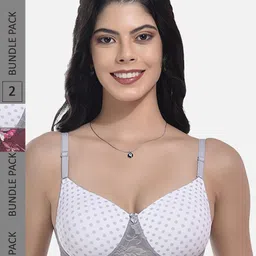 StyFun Pack Of 2 Full Coverage Lightly Padded Bra With All Day Comfort-6