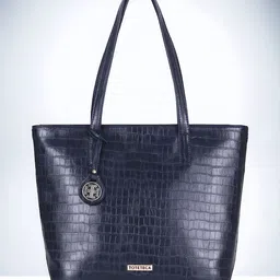 Toteteca Textured PU Oversized Structured Shoulder Bag image 5