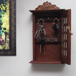 SHREE KALA HOME DECOR Brown Almirah Design Key Holders-image-39
