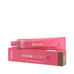 Streax Professional Argan Secret Hair Colourant Cream 60g - Mahogany Ash Brown 4.15-47