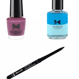 Moraze Pack of Kajal with 1 Nail Polish (Magic Moment), 5 ML, 1 Nail Paint Remover (30 ML)-image-20