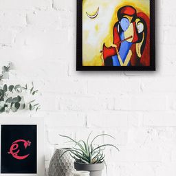 eCraftIndia Radha Krishna Satin Matt Texture UV Art Painting-image-63