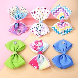 Melbees by Yellow Chimes Girls Set of 6 Bow Alligator Hair Clips-44