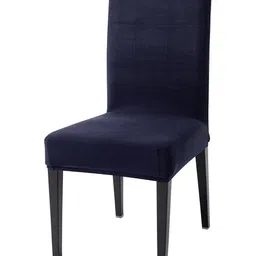 HOKIPO Navy Blue Stretchable Chair Cover-image-56