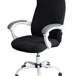 HOKIPO Black Water Resistant Chair Cover-image-58