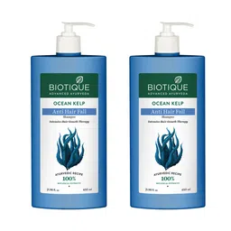Biotique Set of 2 Bio Kelp Anti-Hair Fall Protein Shampoo For Hair Growth - 650ml each-51