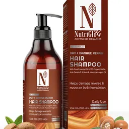 Nutriglow Advanced Organics Sustainable Bio Advanced Dry & Damage Repair Hair Shampoo 300 ml-8