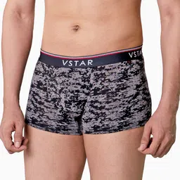 VStar Abstract Printed Breathability Trunks SG 03-BLACK-picture-30