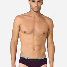 VStar Pack Of 2 Pure Cotton Basic Briefs CAVIN NEO-2PCS-POTENT_PURPLE-picture-14