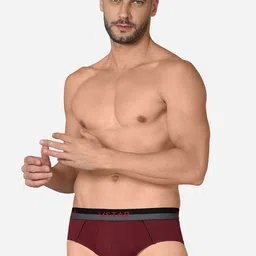 VStar Pack Of 2 Printed Basic Briefs  CAVIN NEO-2PCS-ZINFANDEL-picture-1