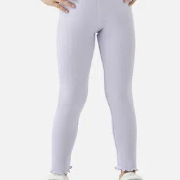 Juniors by Babyshop Girls Ribbed Cotton Ankle Length Leggings-61