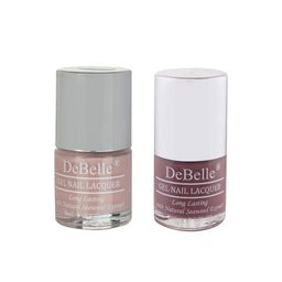 DeBelle Set Of 2 Fleur De Pearl Gel Nail Polish- Peony Blossom & Majestique Mauve - 16ml-24