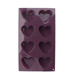 Wonderchef Purple Solid Heart Silicone Cake Mould-46