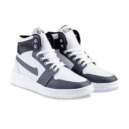 Bxxy Men Colourblocked Lightweight Mid-Top Sneakers-16