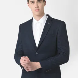 Crimsoune Club Men Textured Single-Breasted Casual Blazer-picture-36