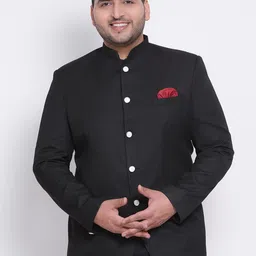 Hangup Men Black Solid Single Breasted Blazer-picture-38