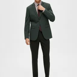 SELECTED Men Slim-Fit Single-Breasted Formal Blazer-33