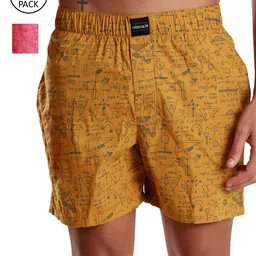 FREECULTR Men Pack Of 2 Printed Modal Boxers-image-7
