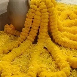 WELL ART GALLERY Yellow 10 Pieces Marigold Artificial Flower-image-73