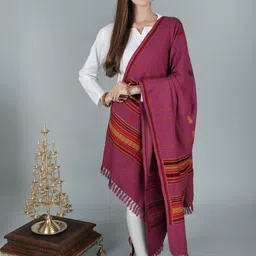 Exotic India Woven Design Shawl-image-7