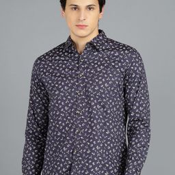 Urbano Fashion Slim Fit Floral Printed Pure Cotton Casual Shirt-image-18